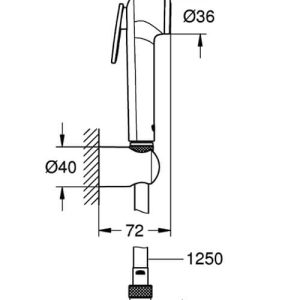 Tempesta-F Trigger Spray 30 Wall holder set 1 spray