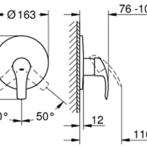 Eurosmart Single-lever shower mixer