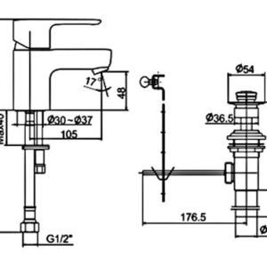 July control lavatory faucet