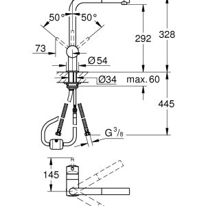 MINTA SINGLE-LEVER SINK MIXER 1/2″