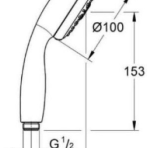 Tempesta 100 Hand Shower 4 Sprays