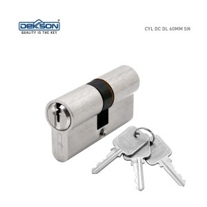Double Cylinder CYL DC DL 60MM SN