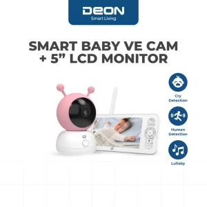 DEON SMART BABY CAM + MONITOR PINK