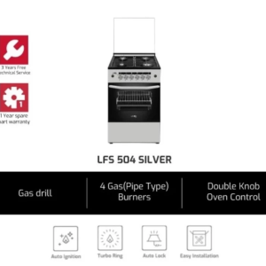 TEKA FREESTANDING LFS 504 SILVER