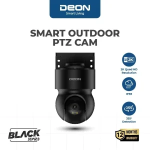 DEON SMART OUTDOOR PTZ CAM BLACK